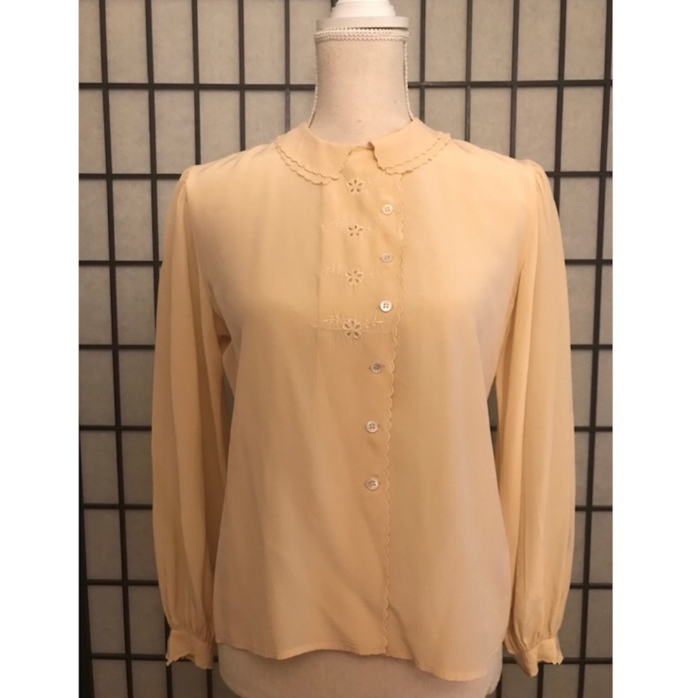 Vintage 100% Silk Blouse